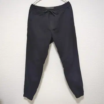 [ 착용 1회 ] ZARA 슬랙스 원단풍 조거 팬츠 블랙