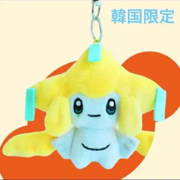 한국 한정판 포켓몬 지라치 백참 봉제 인형 키링 8cm
