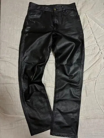리얼 가죽 소가죽 팬츠