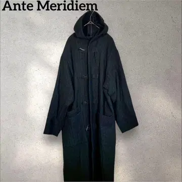 Ante Meridiem 다크 그레이 더플 코트
