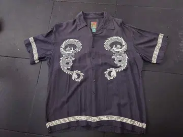 PINEAPPLE CONNECTION 박스 레이온 셔츠 반팔