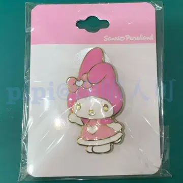 마이멜로디 메탈 배지 원 포인트 하트 시리즈 퓨로랜드 산리오