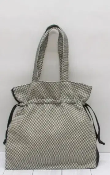 새상품급 미카와 목화 자수 직조 토트백