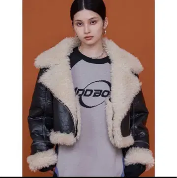 MURUA 빈티지 라이크 페이크 무스탕