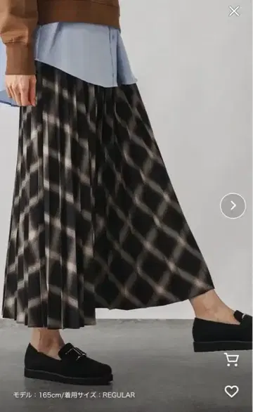 GLOBAL WORK 이지케어 플리츠 스커트