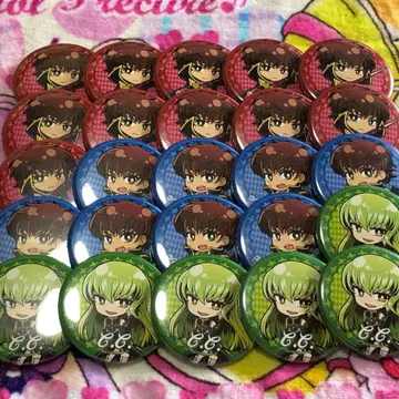 코드 기어스 스자쿠 C.C 캔뱃지 묶음 판매