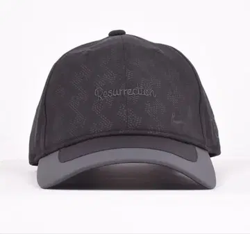 레저렉션 2톤 엠보싱 캡 / 블랙 BE12CAP02