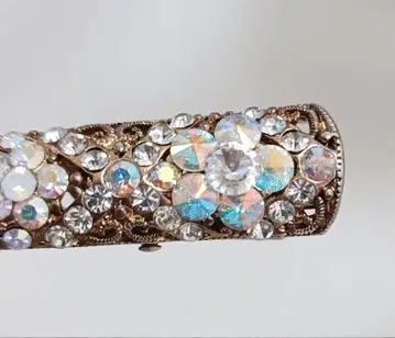 크리스탈 장식 헤어 클립