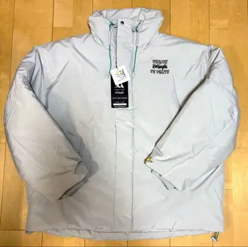 마크곤잘레스 백 프린트 새상품 XL 나일론 자켓 라이트 그레이