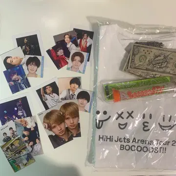 HiHi Jets BOOOOOST!! 투어 티셔츠 펜라이트 탑 세트