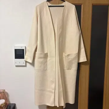 MICA&DEAL 아이보리 롱 가디건