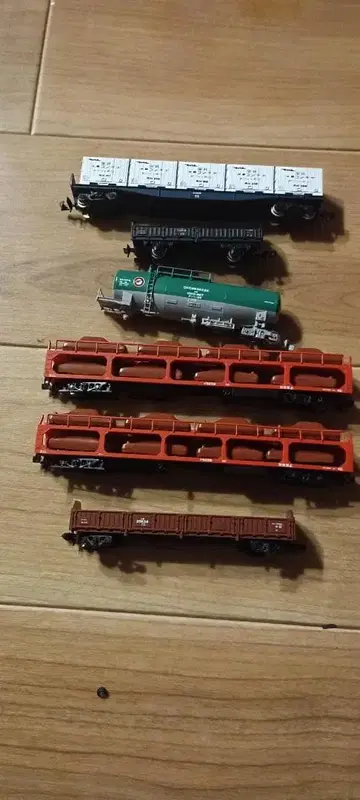 N 게이지 화물 차량 6량 세트