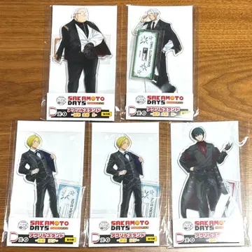 SAKAMOTO DAYS 후쿠야 캐릭터 복권 아크릴 스탠드 5종 세트