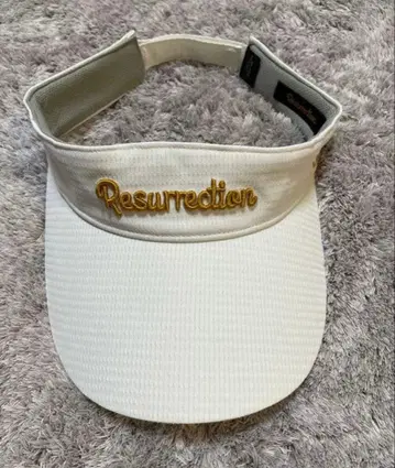 [리본 부속 없음] 리본 와이드 선바이저 No.2 / 화이트