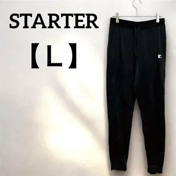 STARTER [ G ] [ L ] 블랙 조거 팬츠 블랙 여성용