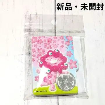 오사카 간사이 만박 2025 마그넷 핑크 미야쿠미야쿠 벚꽃 버전