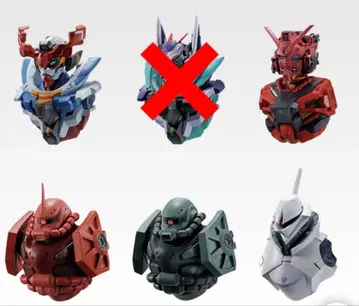 제일복권 기동전사 건담 GQuuuuuuX D상 모빌슈트 헤드 마그넷