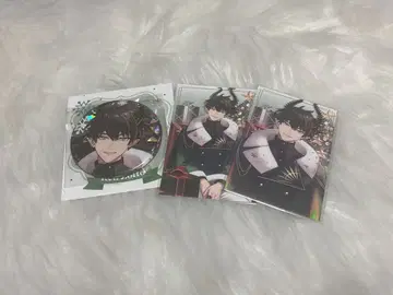 렌조트 니지산지 EN HappyHoliday 캔뱃지 폴라로이드