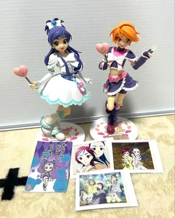 빛의 전사 프리큐어 15th 큐어 블랙 큐어 화이트 피규어 세트