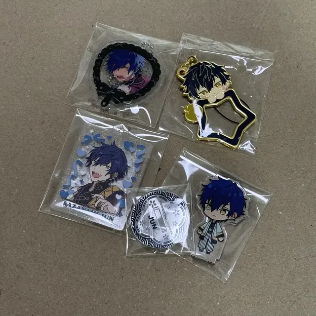 앙스타 사자나미쥰 우치와아크릴키링 미니아크릴스탠드 미니코레 가챠