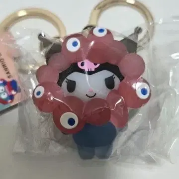 산리오 미야쿠미야쿠 키링 입체 클리어 컬러 쿠로미