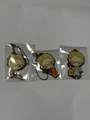 하이큐 츠키시마 케이 러버 스트랩 3종