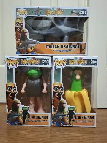 이탈리안 브레인 로트 피규어 3체 세트