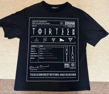 the GazettE 가제트 13주년 T셔츠 블랙 블랙