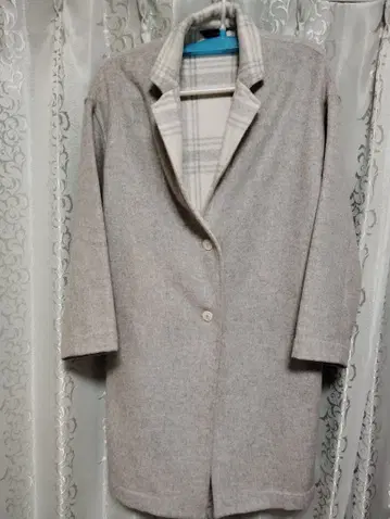 그레이 롱 코트 13AR