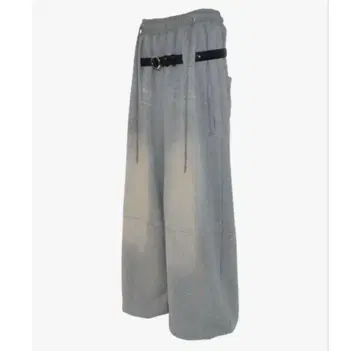 S blasted belt sweat pants