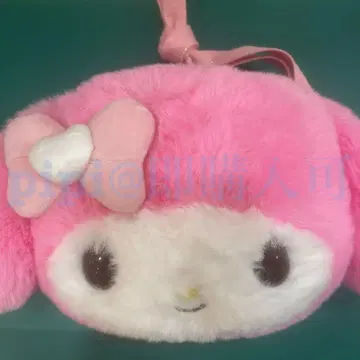 마이멜로디 봉제 인형 파우치 원포인트 하트 퓨로