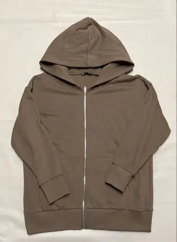 ZARA 속기모 드롭 숄더 풀 집업 후드티 M