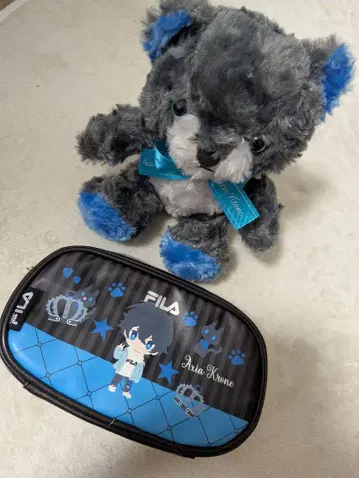 악시아 클로네 봉제 인형 테디베어 니지베아 파우치