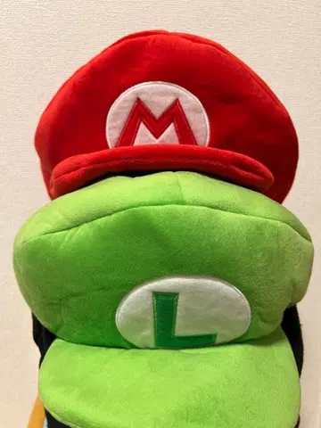USJ 유니버셜 마리오 루이지 캐릭터 모자 세트