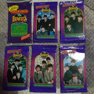 미개봉 새상품 비틀즈 컬렉션 카드 6팩 세트 트레이딩 카드 배송비 포함