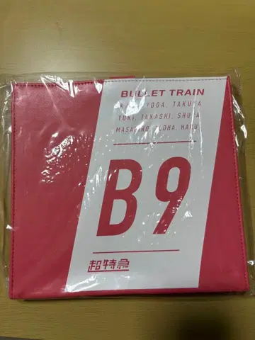 BULLET TRAIN B9 바인더 빨간색