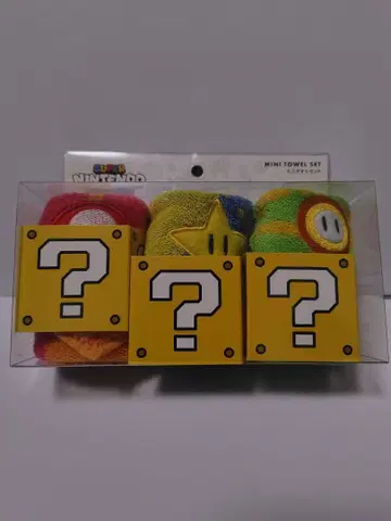 슈퍼 마리오 미니 타월 세트