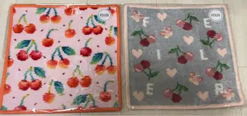 페이러 키프스마이링 체리 체리도트 손수건 타월