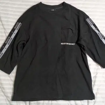NBA 휴스턴 로켓츠 XL 블랙 긴팔 티셔츠