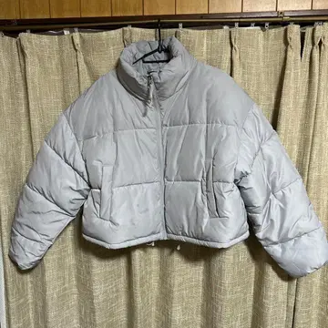 H&M DIVIDED 다운 자켓 그레이 M 사이즈