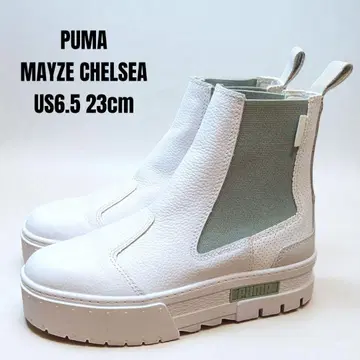 새상품급 PUMA 푸마 메이즈 첼시 23cm 통굽 부츠 사이드 고어