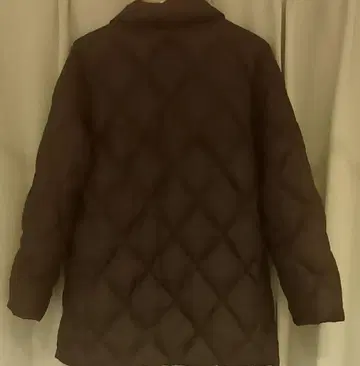 도쿄 스타일 블랙 퀼팅 다운 자켓