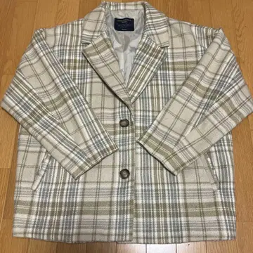 HONEYSUCKLE ROSE 체크 무늬 자켓 M