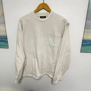 NAUTICA TOO HEAVY 포켓 L/S 티 화이트 L