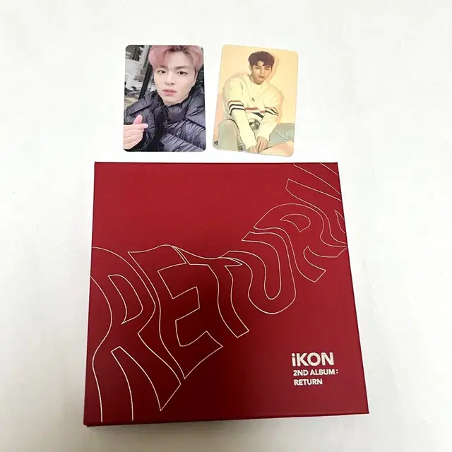 iKON RETURN 앨범 + 포토카드 2장 팝니다