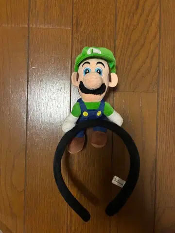 루이지 봉제 인형 머리띠