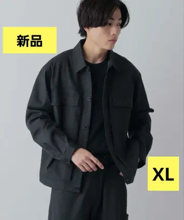 글로벌 워크 클린 데님 트래커 자켓 XL