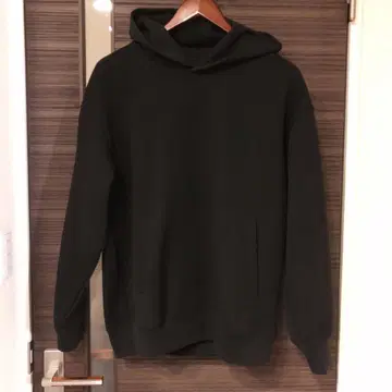 미사용 UNIQLO : C 오버 사이즈 맨투맨 후드티 블랙 M