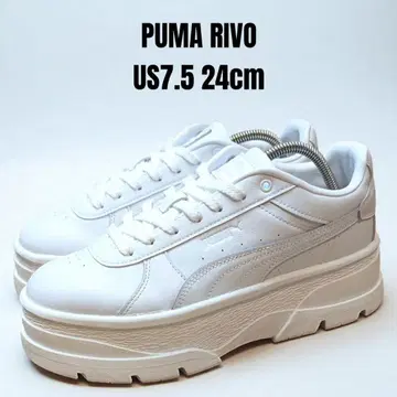 PUMA RIVO 푸마 리보 24cm 화이트 통굽 스니커즈