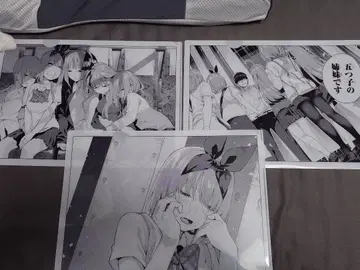 5등분의 신부 트레이딩 원화 클리어 파일 세트